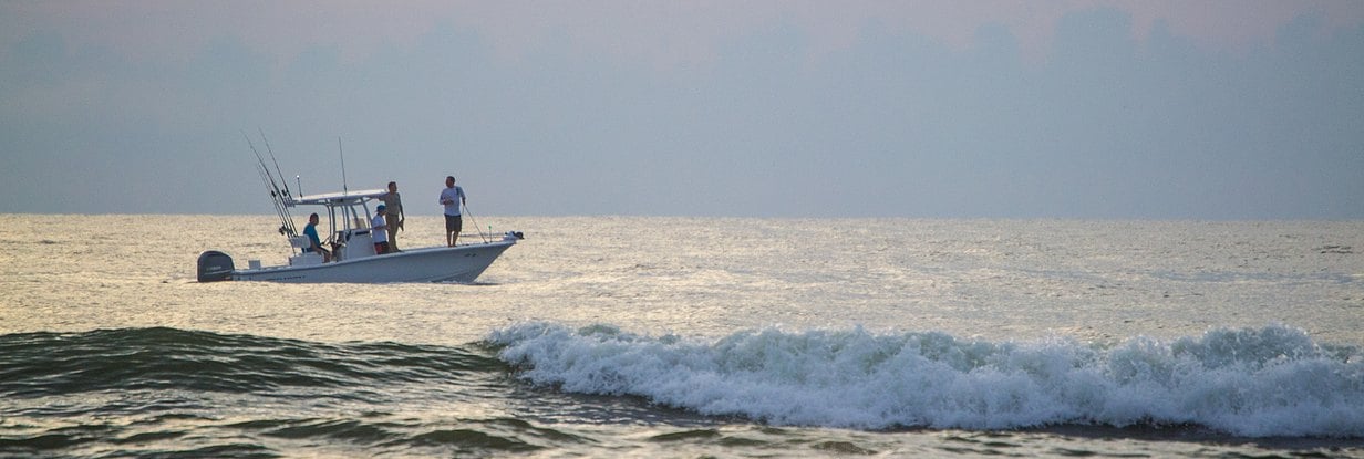 people on fishing boat